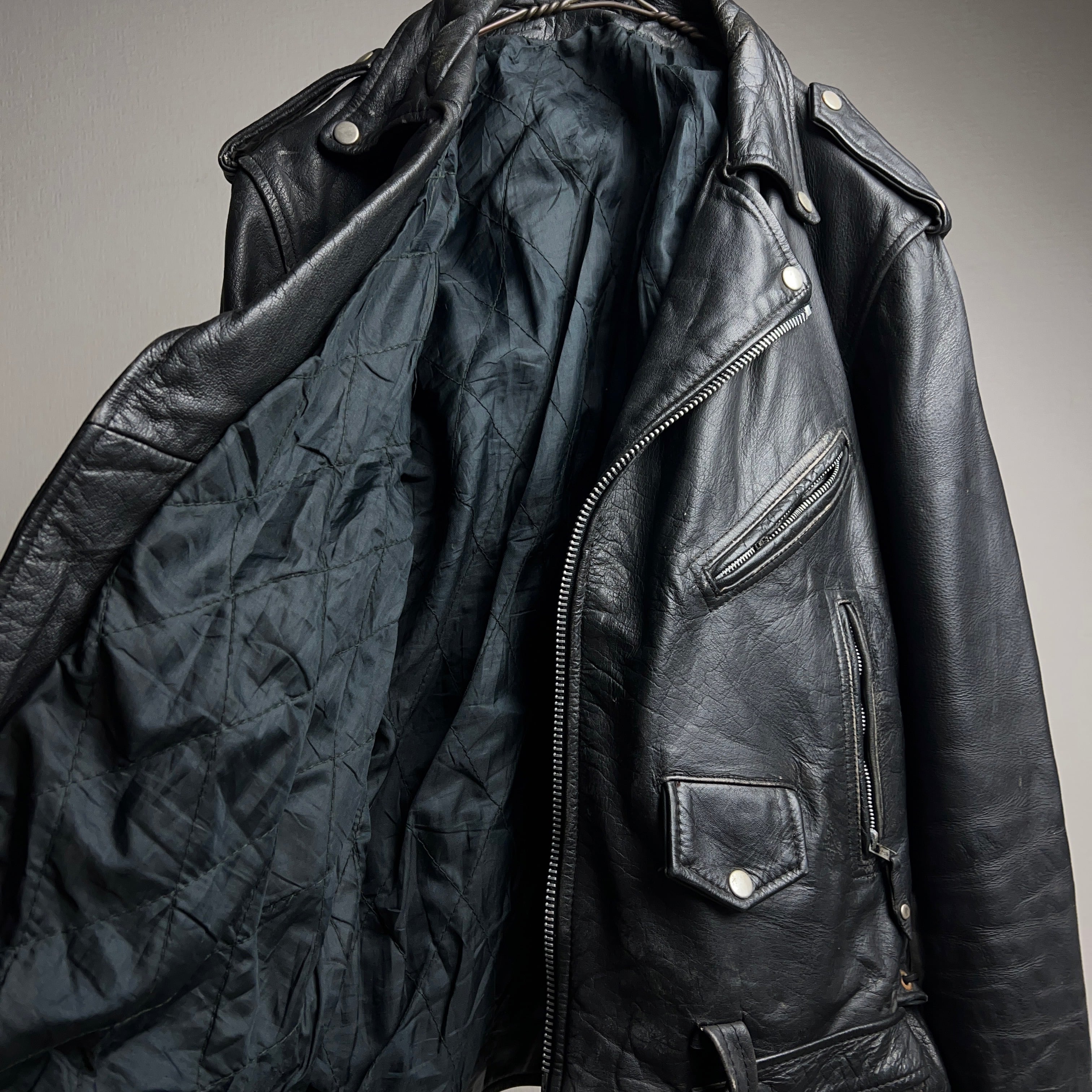 old Riders Leather Jacket レザー ダブルライダースジャケット