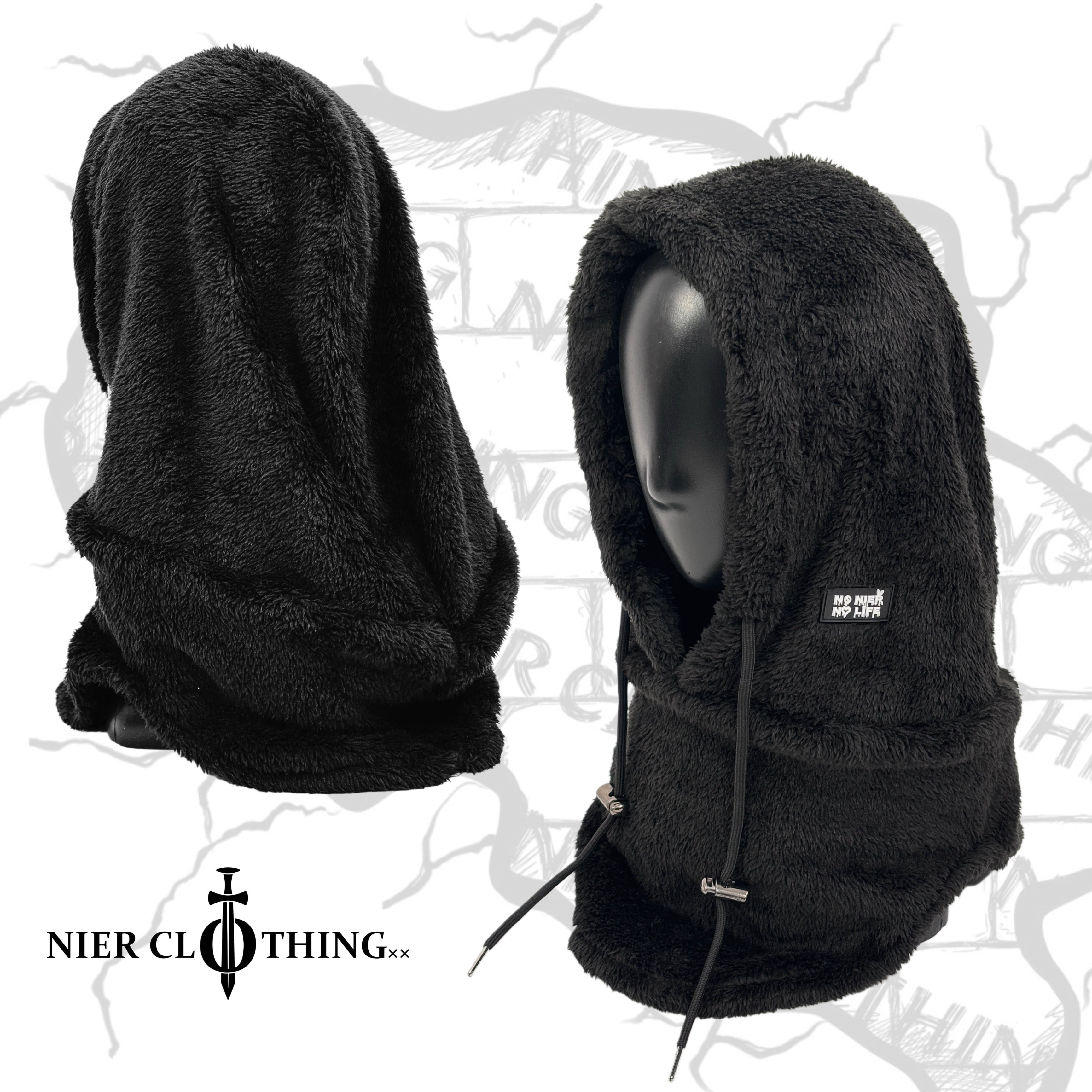 防寒もこもこ2WAYバラクラバ【BLACK】 | NIER CLOTHING