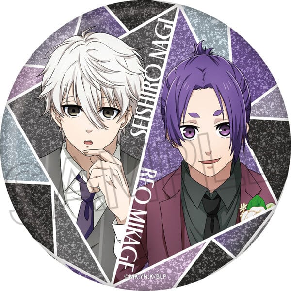 ブルーロック グリッター缶バッジ 凪誠士郎＆御影玲王 | ピカ舞姫ショップ