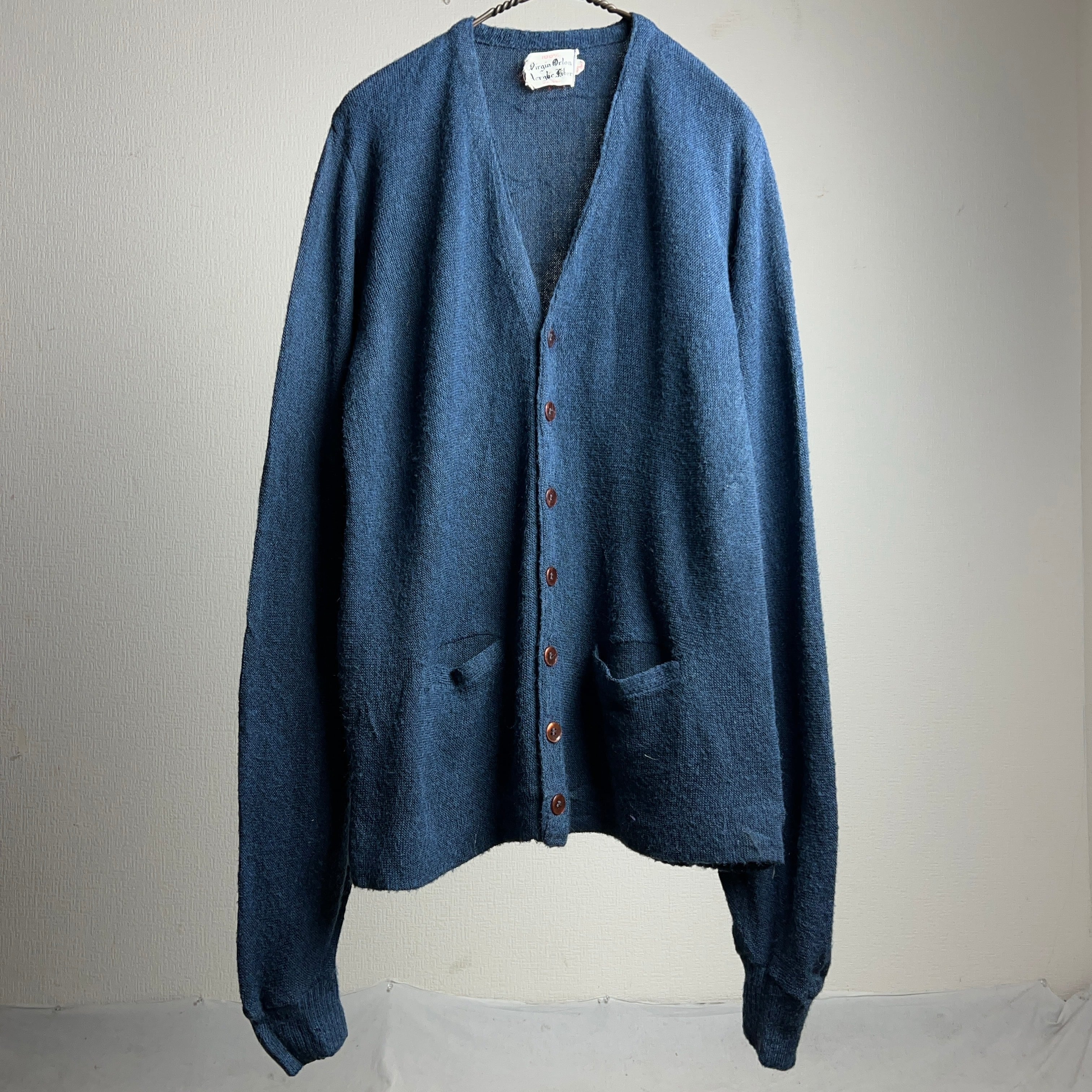 1960's~70's ORLON ACRYLIC Cardigan SIZE XL 60年代 70年代 アクリル