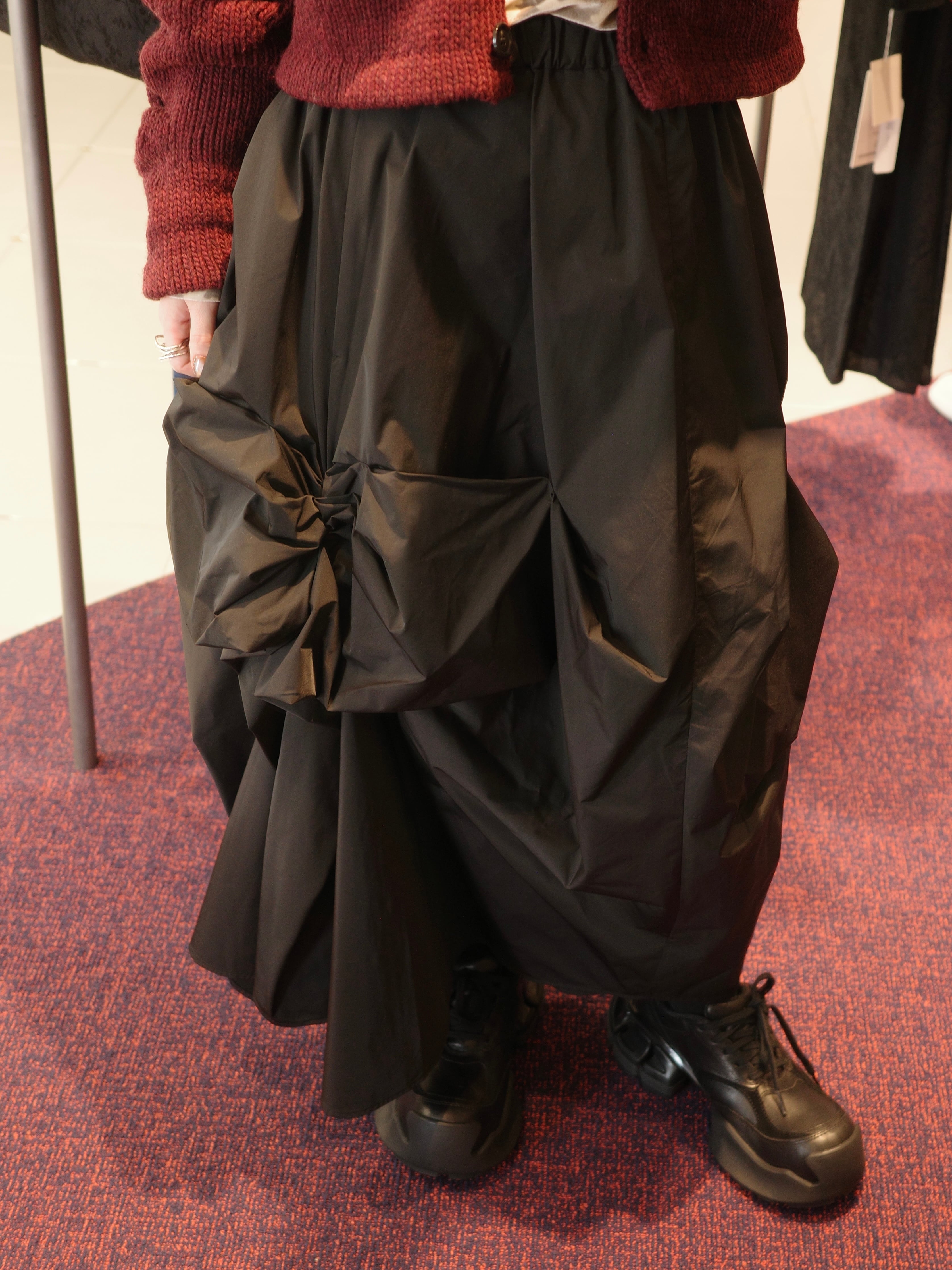 25AW】ENFOLD エンフォルド / RIBBON TUCK SKIRT / スカート | TRENT