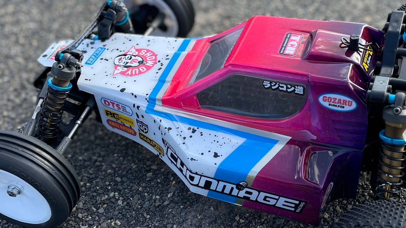 TEAM CHONMAGE RC用サムライデカール | PINE BEACH RC RACEWAY