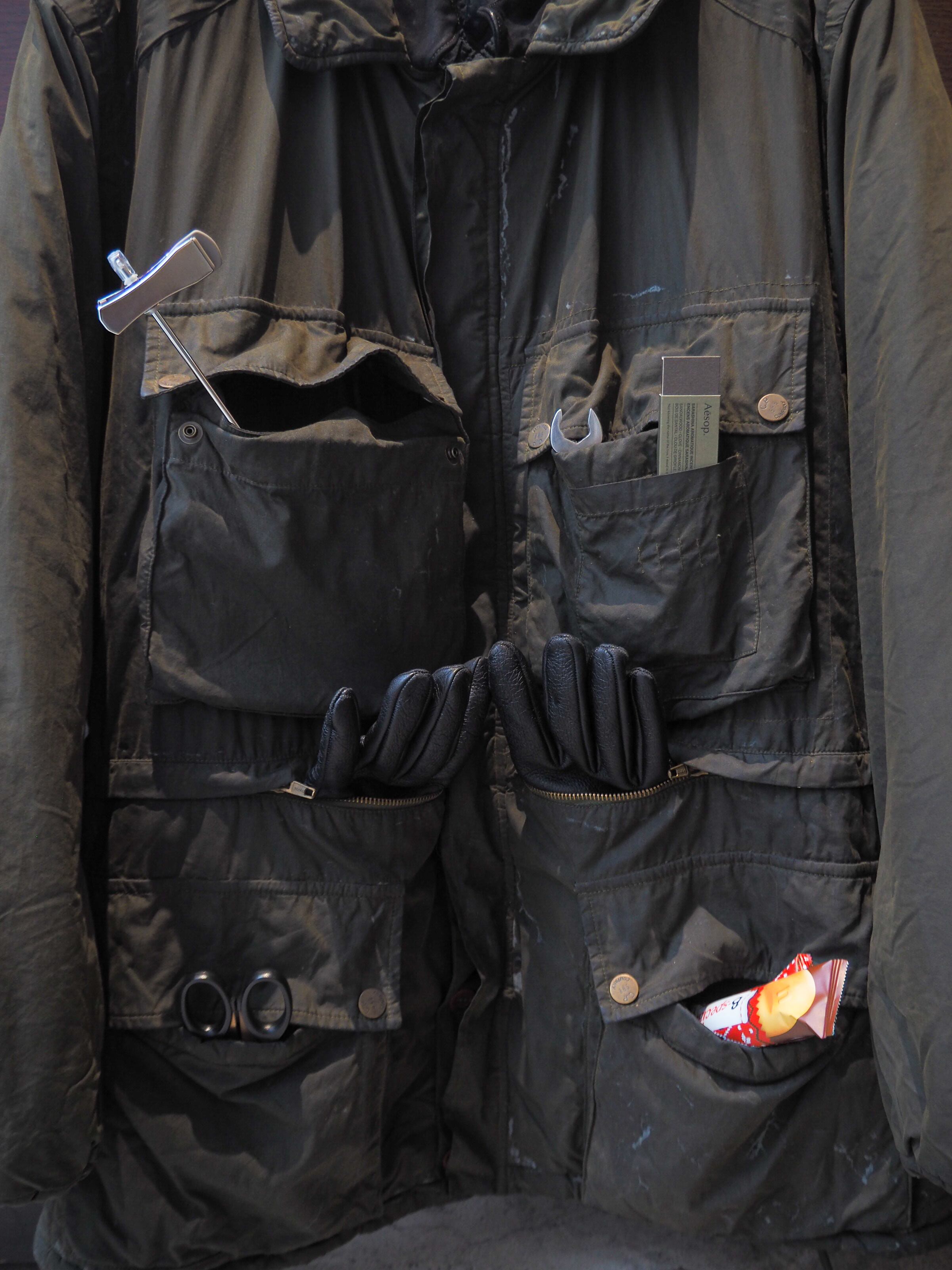88A/W C.P. Company Garment dyed Multi Pocket Quilted Jacket IDEAS