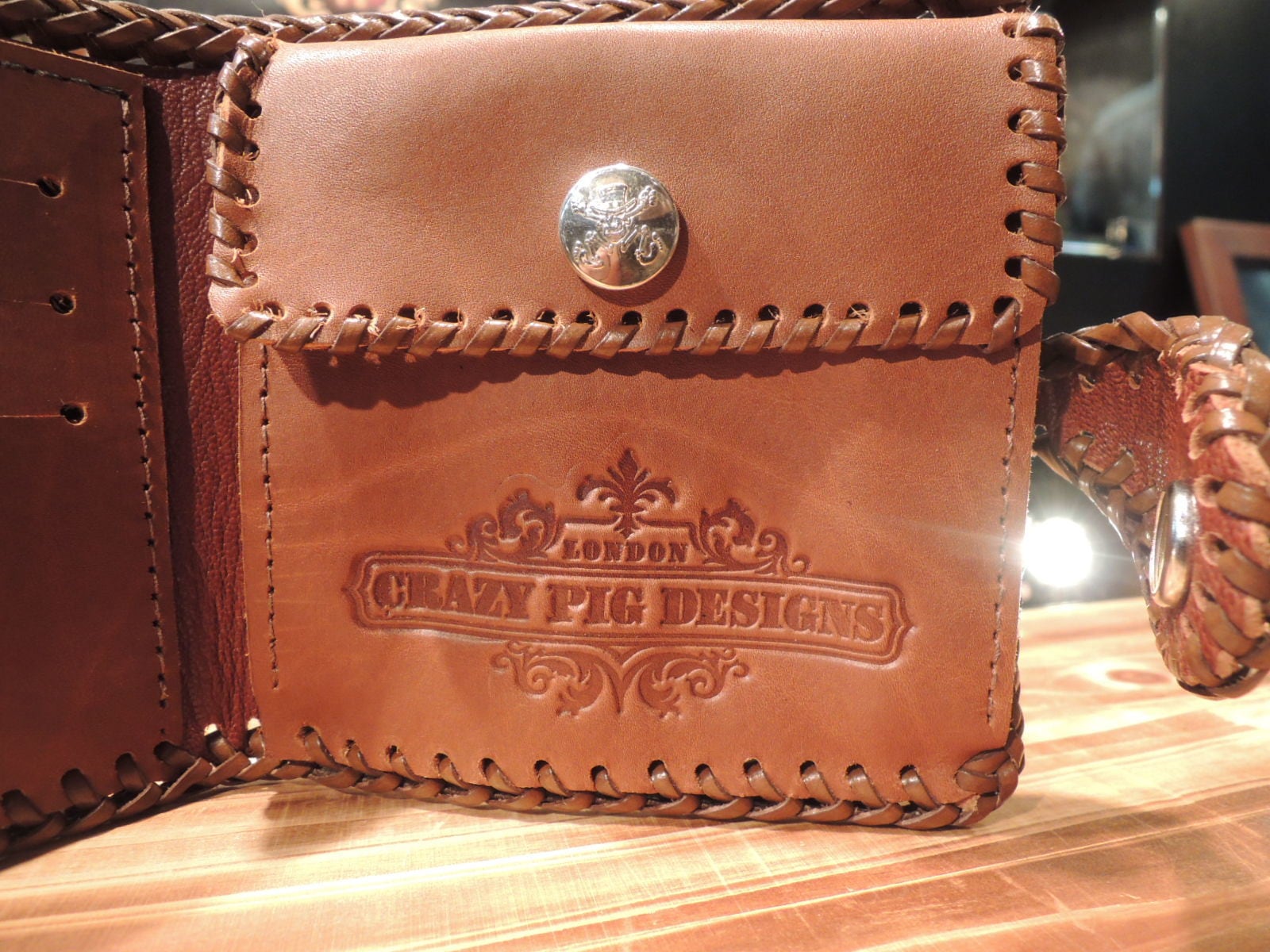 CRAZY PIG Short WALLET Brown クレイジーピッグ | FirstOrderJewelry