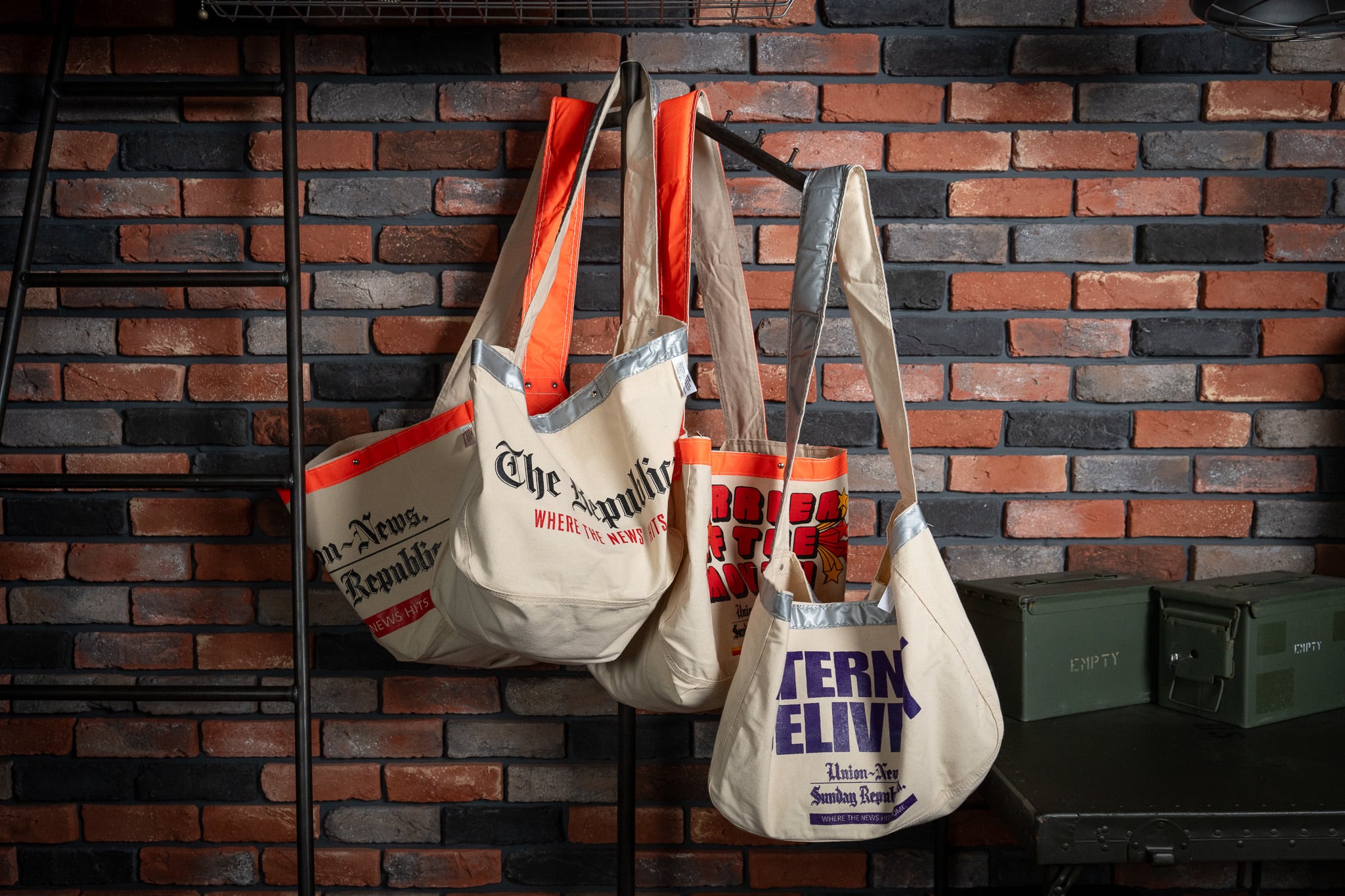 DEADSTOCK】80's Union-News Paper Bag 