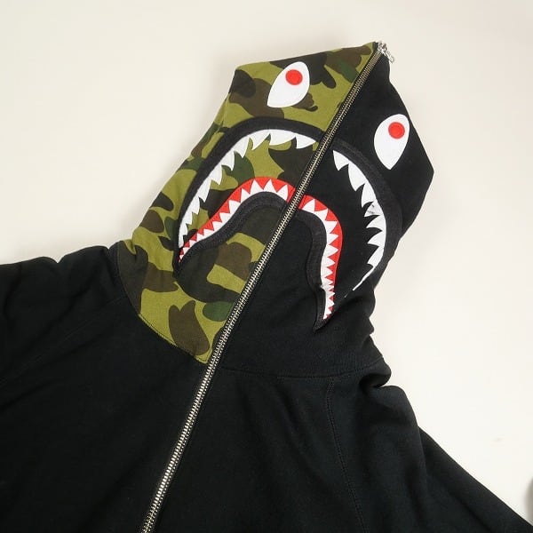 Size【L】 A BATHING APE ア ベイシング エイプ SHARK HALF ZIP