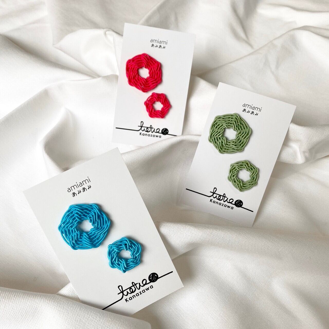 ∞あみあみ∞/水引ピアス | tietie kanazawa