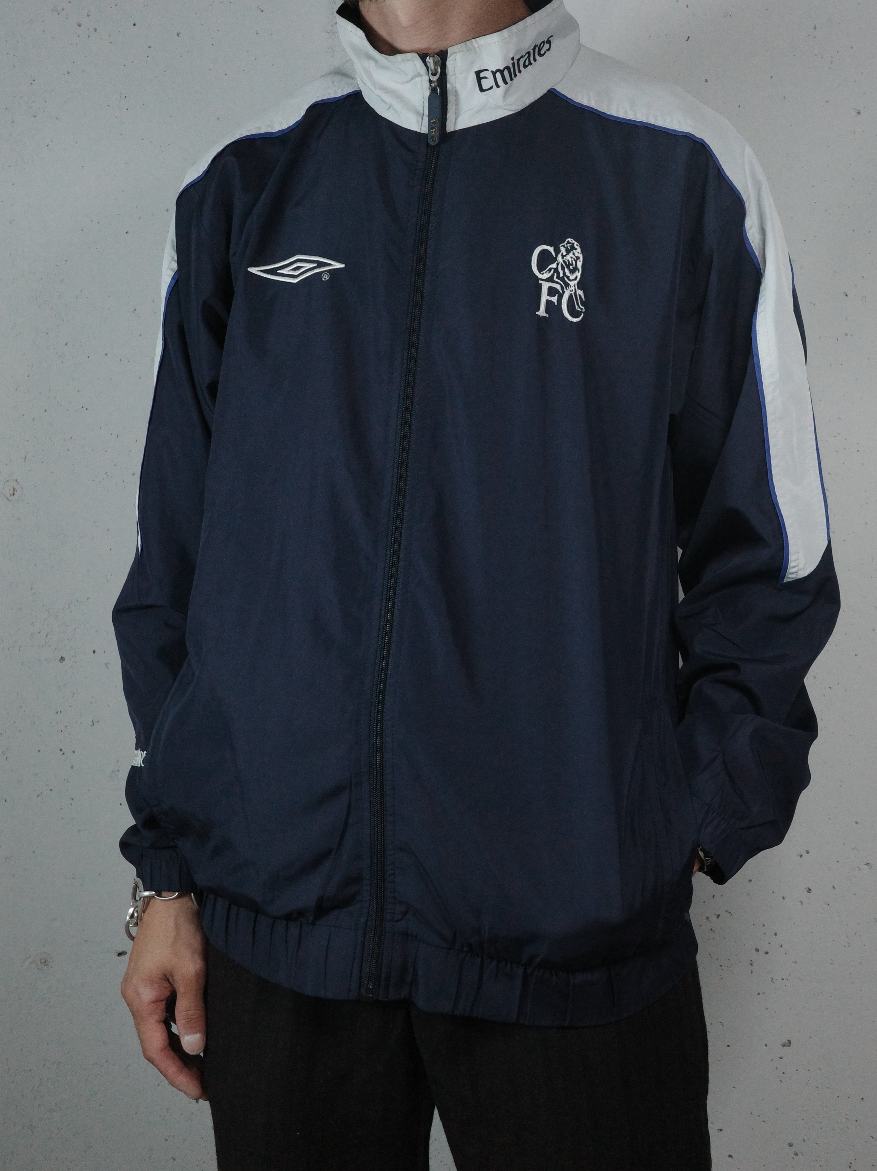 Vintage Chelsea FC Umbro Windbreaker Jacket | Moda