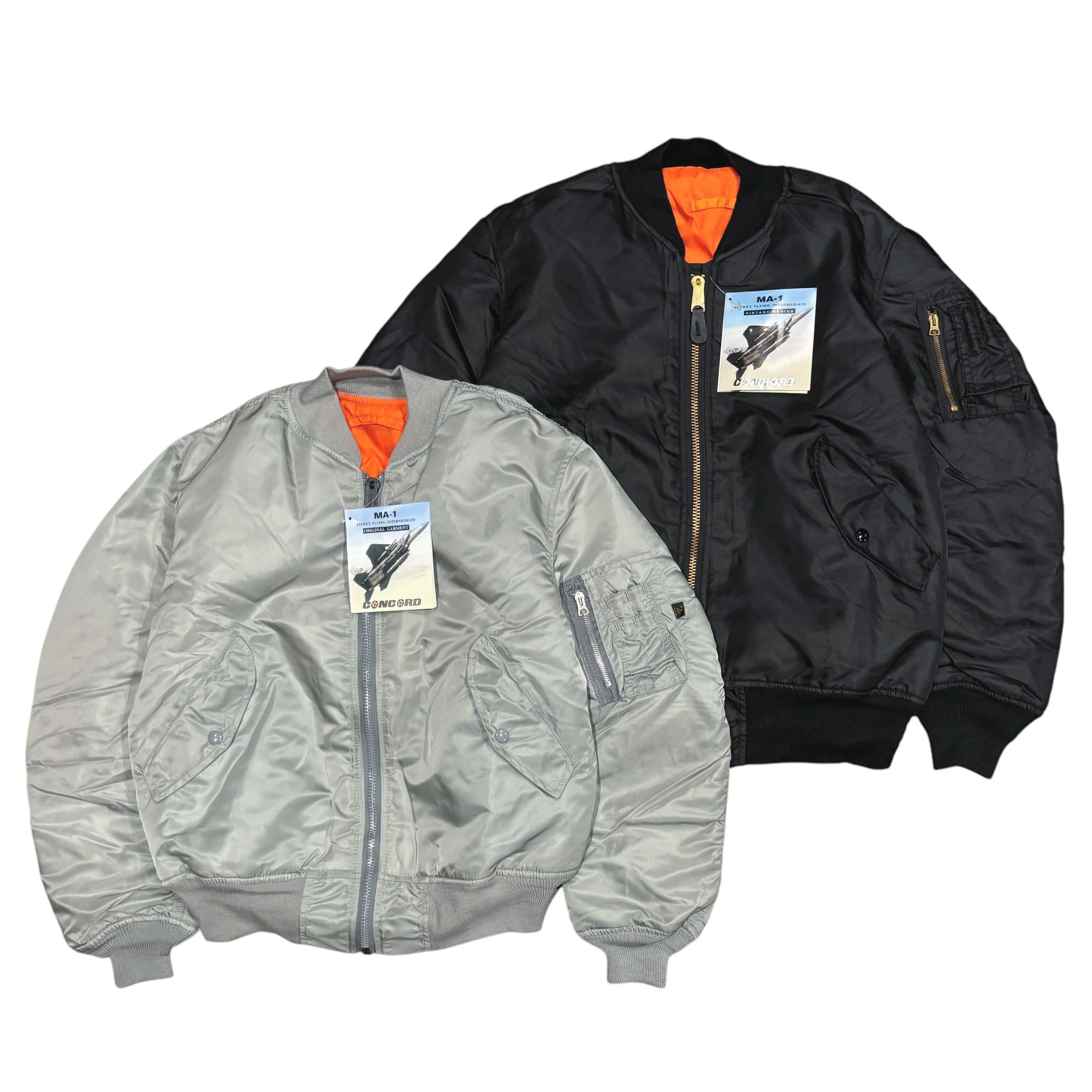 DEADSTOCK 90's CONCORD made by Alpha Industries MA-1 Fright Jacket