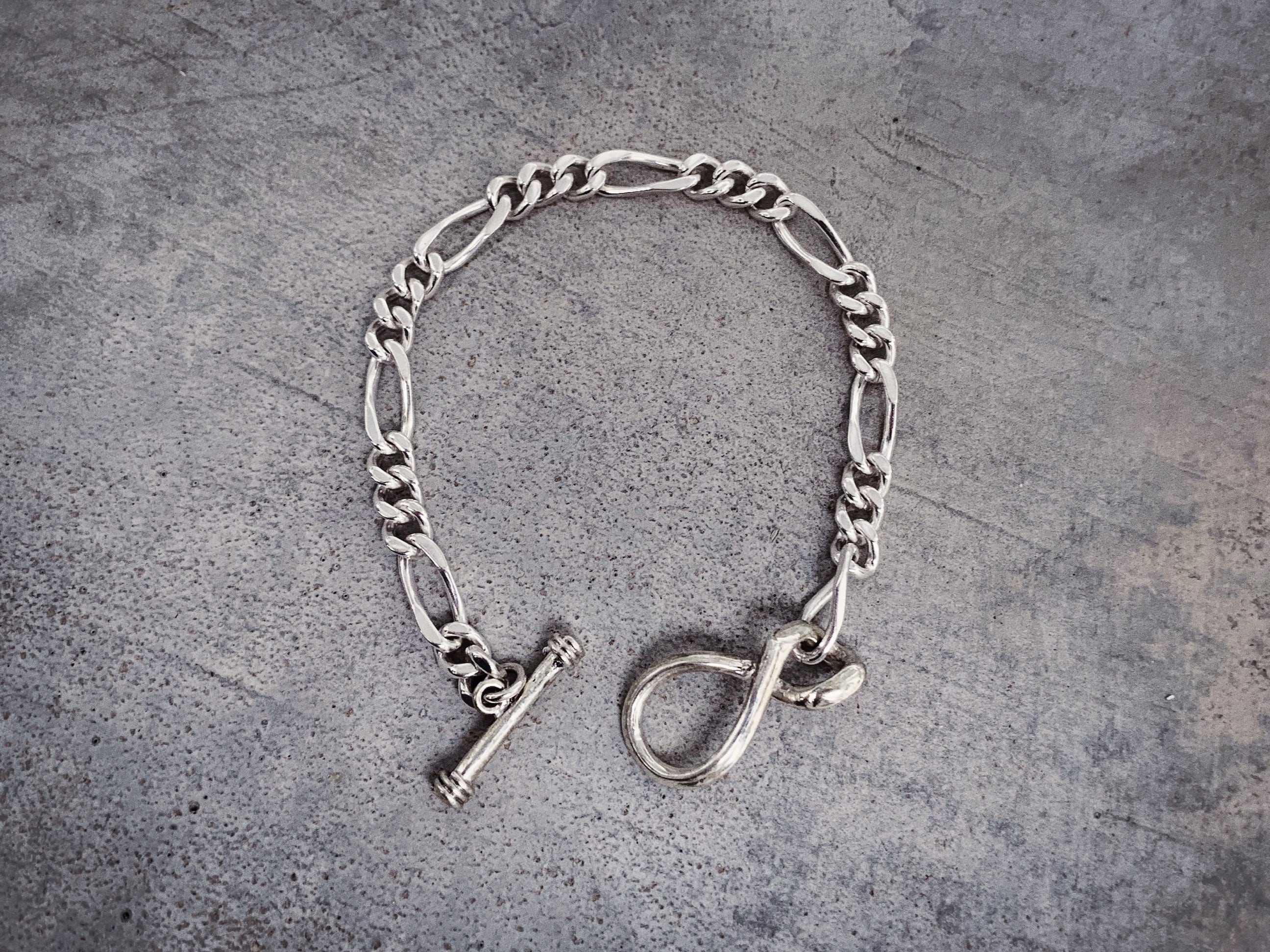 meian sterling silver chain bracelet 