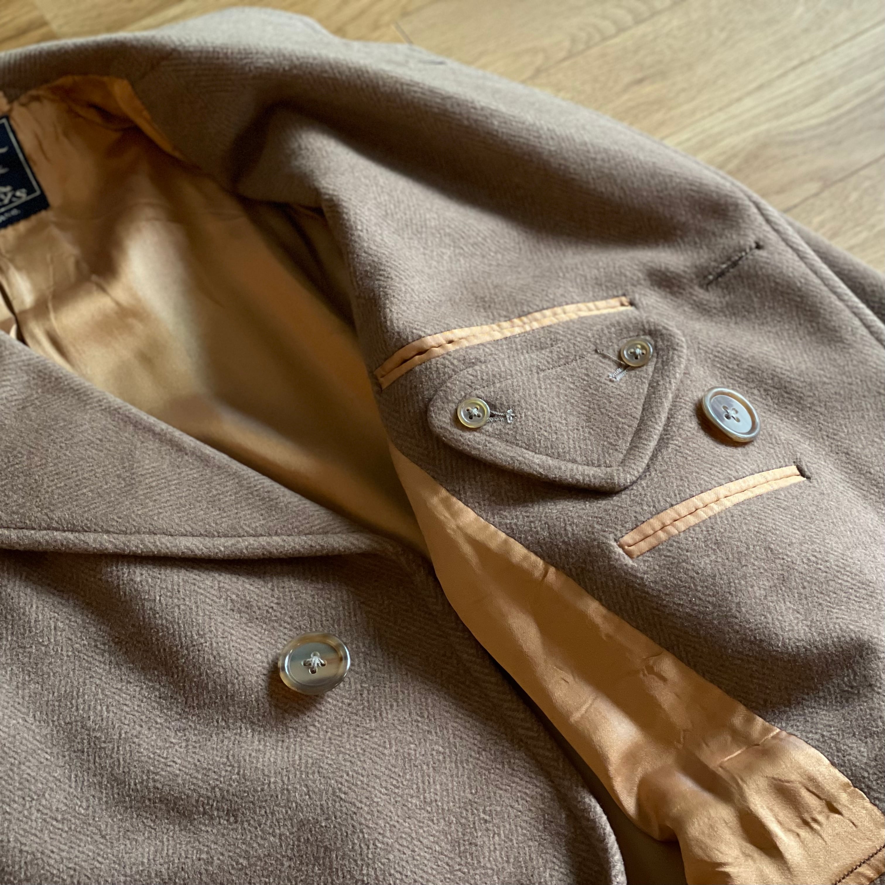 BURBERRYS 1940年代 バルマカーンコート 肉厚ウールヘリンボーン