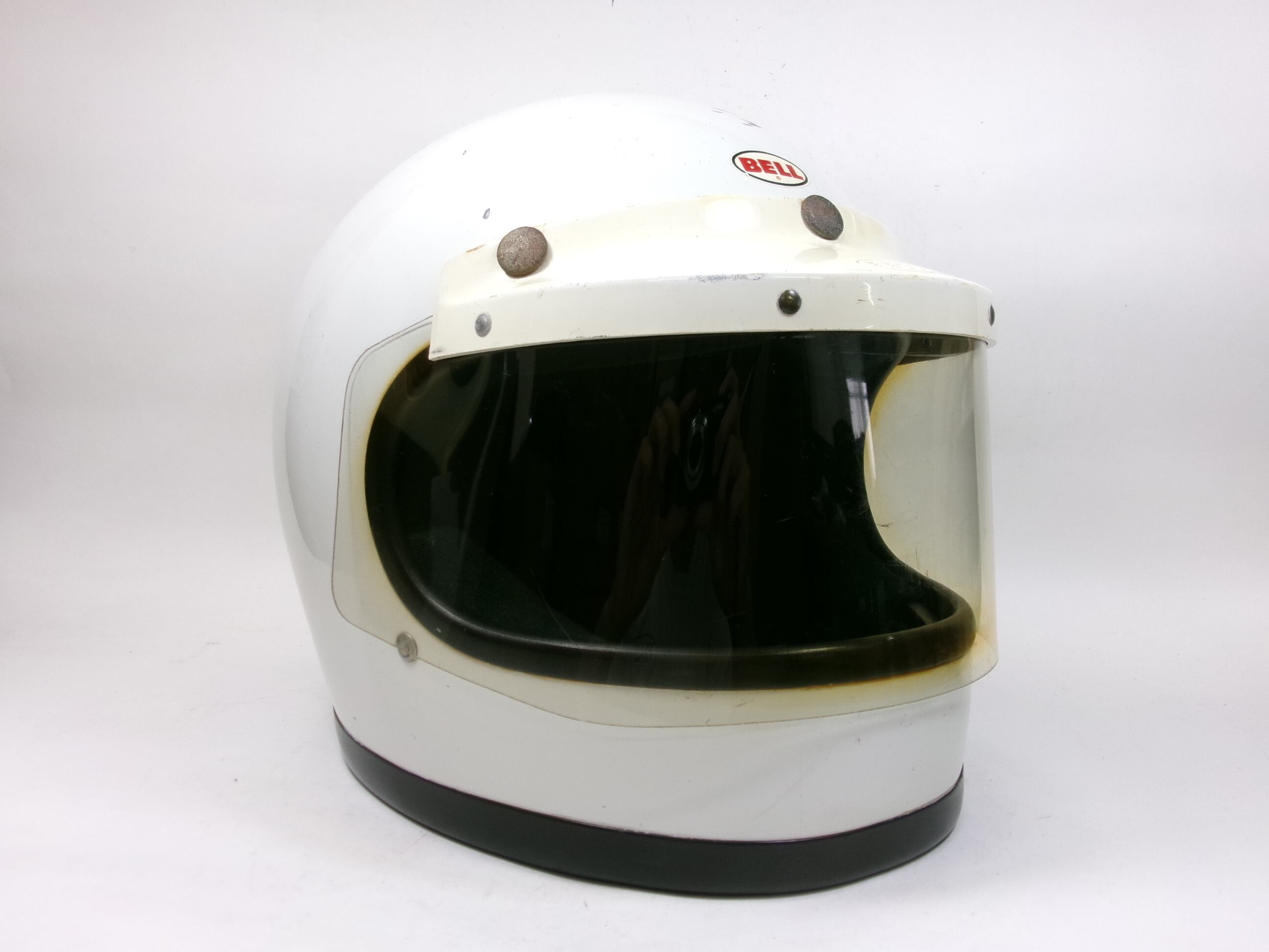 70s BELL STAR 120 フルフェイスヘルメット 7 3/8 目深加工済み M 純正