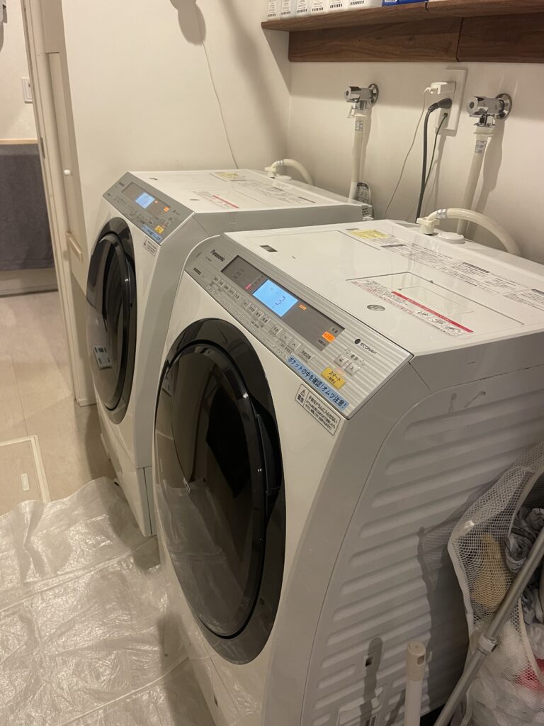 ドラム式洗濯機分解洗浄:Panasonic NA-VX8800L同時に2台分解清掃/2台