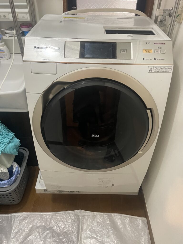 ドラム式洗濯機分解クリーニング:Panasonic NA-VX9800R 糸くず