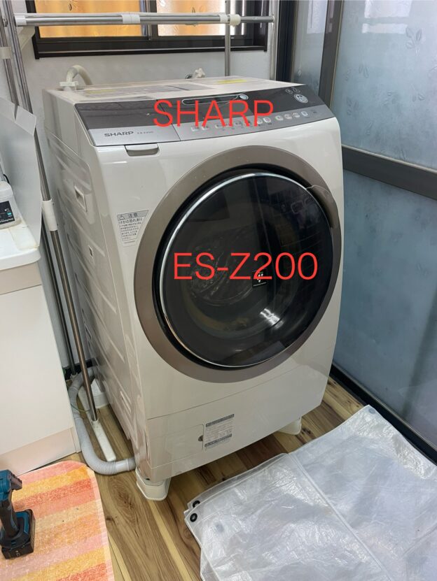 SHARPドラム式洗濯機 ES-W113 分解清掃参考動画見て検討よろしくお願い