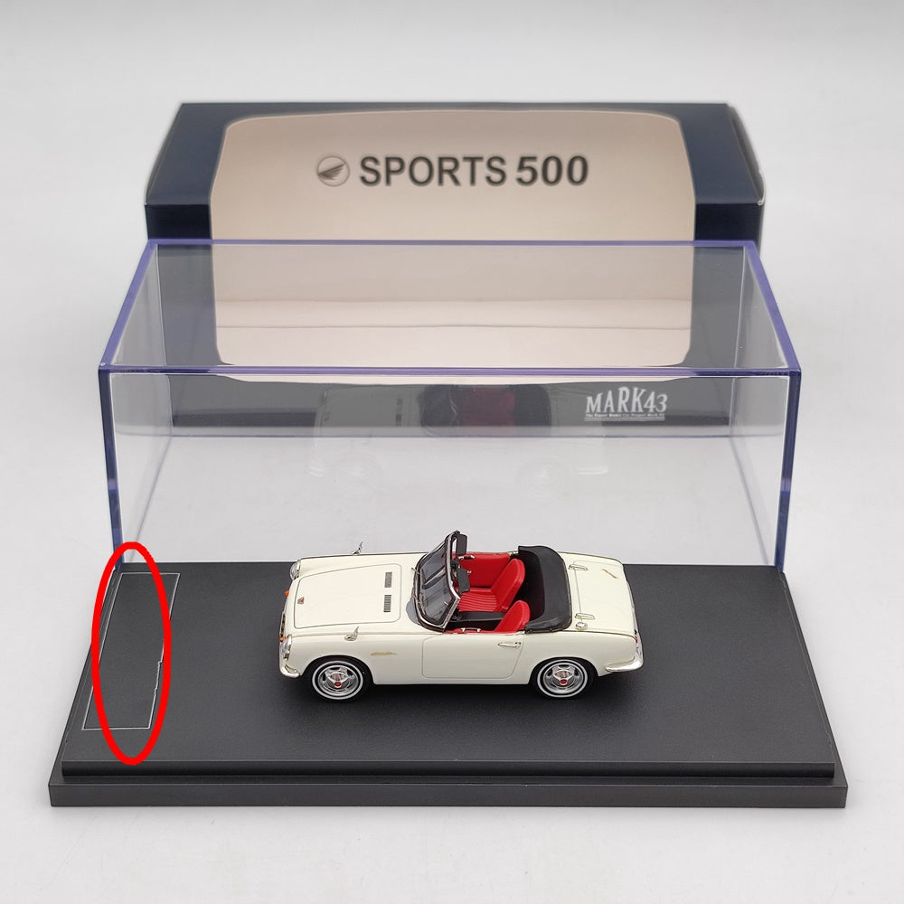 Mark43 1/43 Honda S500 AS280 Sport 500 White PM4322W Resin Model
