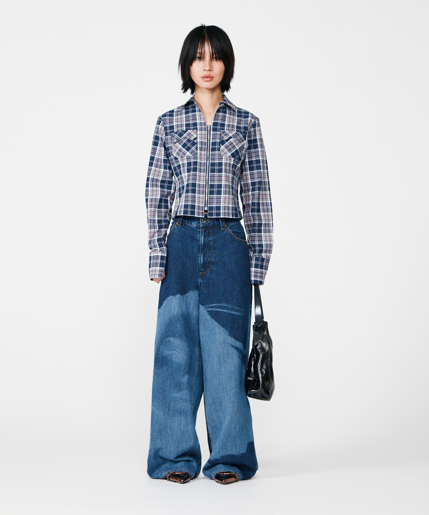FACE PRINT WIDE STRAIGHT PANTS – BEEDEN