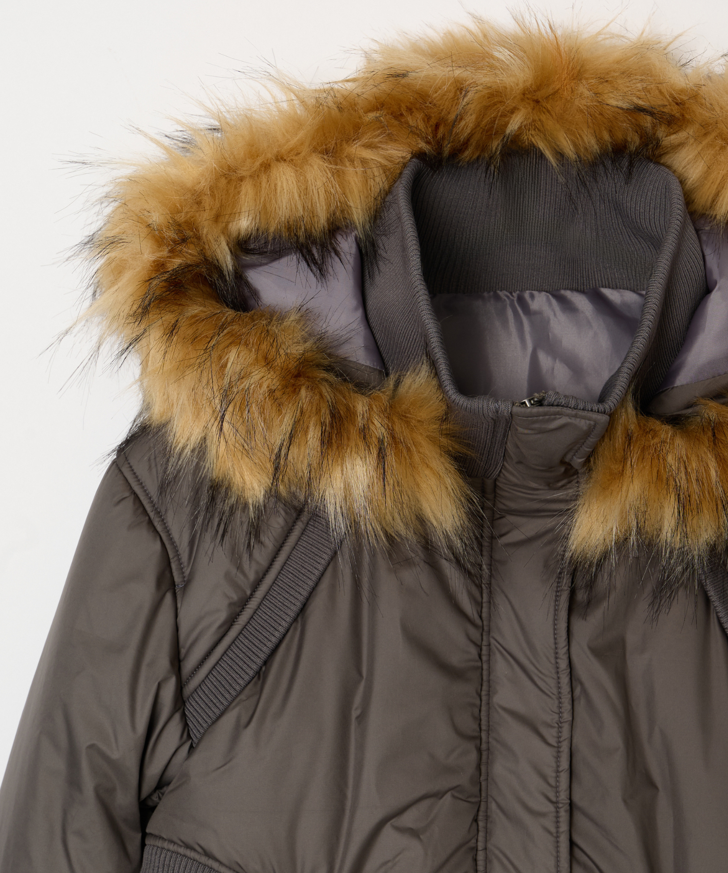 SWITCHING RIB 2WAY PUFFER JACKET – BEEDEN