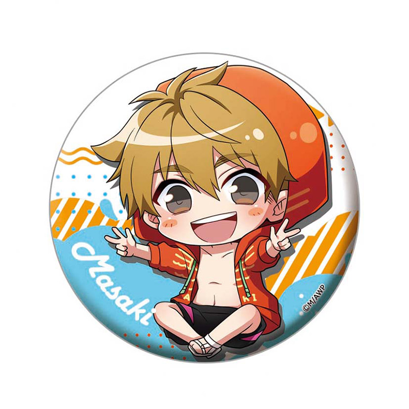 WAVE!!～サーフィンやっぺ!!～』 ちゃいキャラ トレーディング缶バッジ