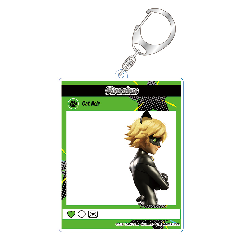 ミラキュラス レディバグ＆シャノワール』 SNS風アクリルキーホルダー