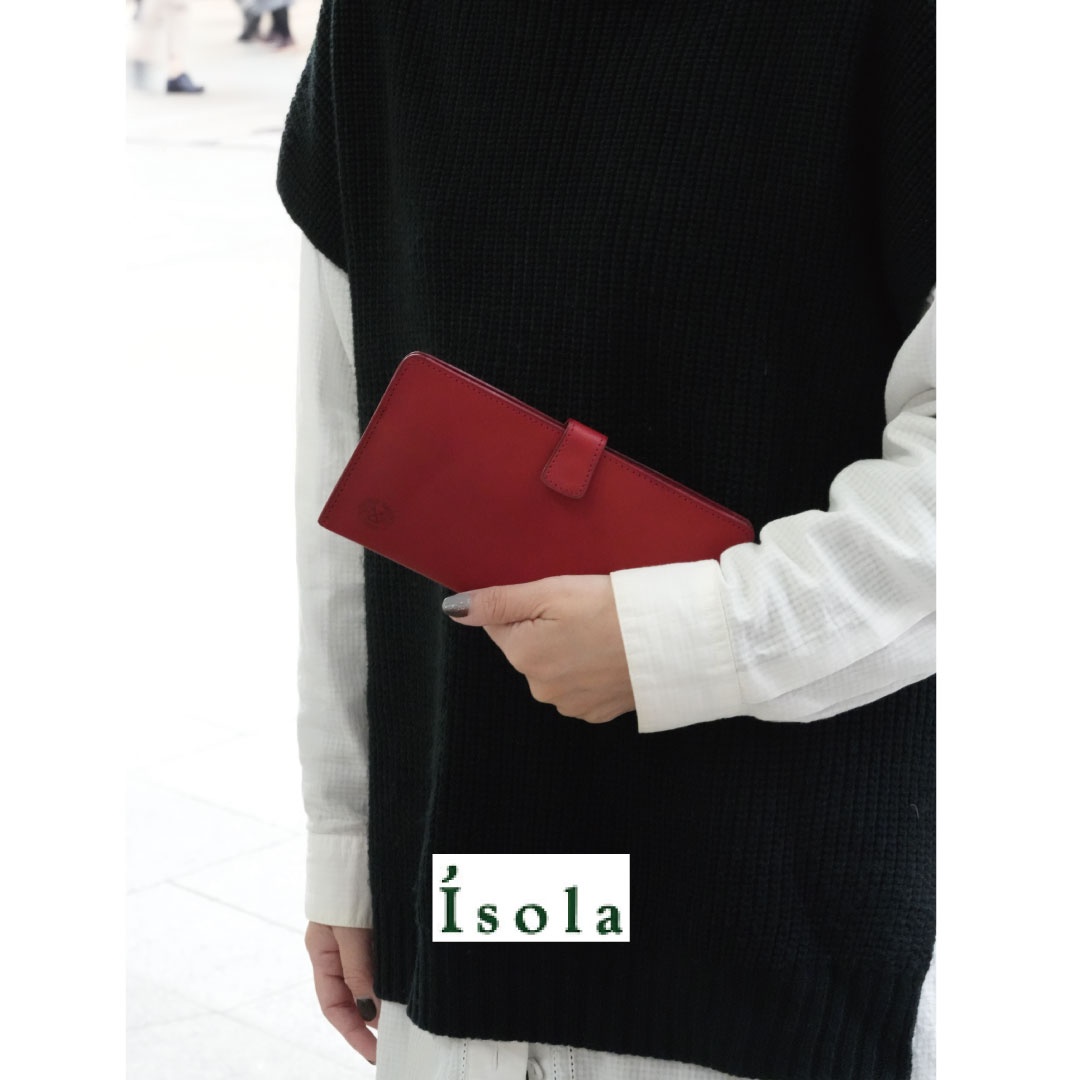 isola アイソラ カリオカ マヨルカ 薄束入れ 長財布 1005 | べっぴん店