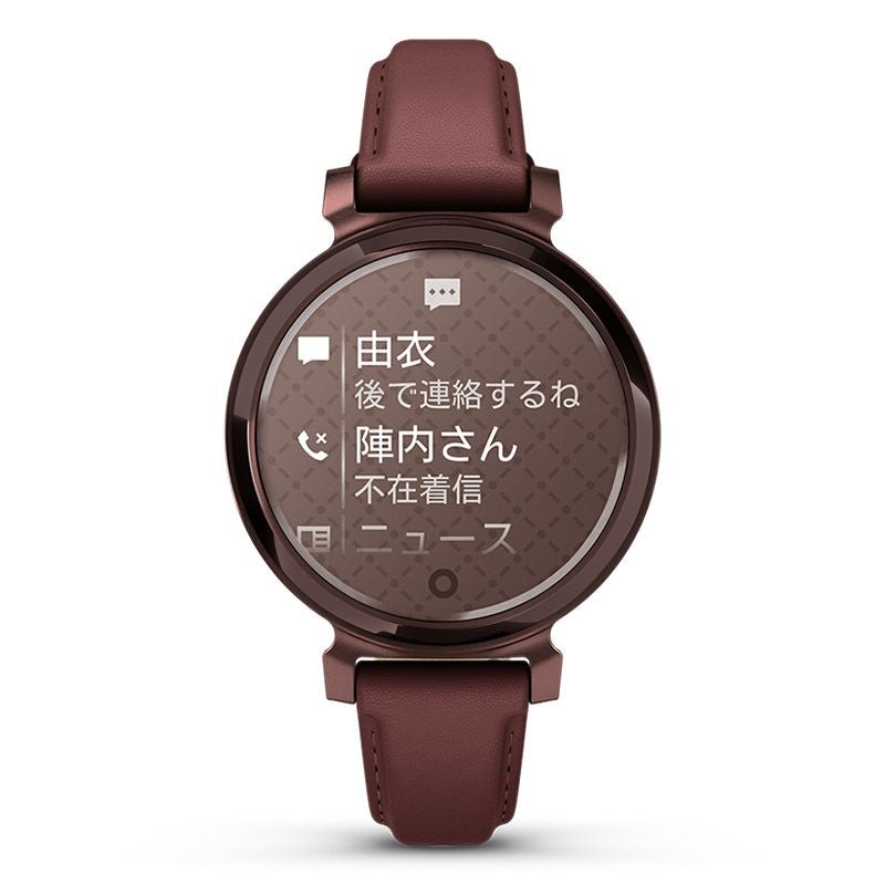 GARMIN Lily 2 Classic Mulberry Leather / Dark Bronze ガーミン