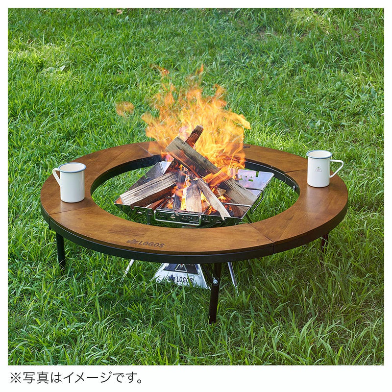 LOGOS（ロゴス） アイアンウッド囲炉裏サークルテーブルL | 自転車