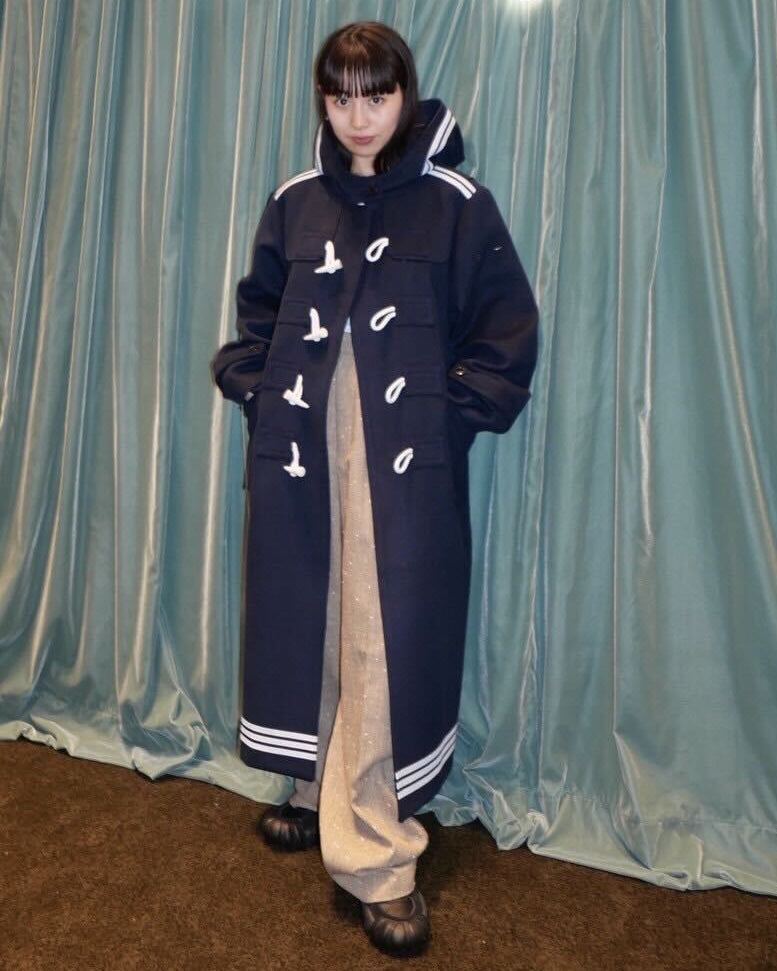 BIBIY. MADE | CHARLENE DUFFLE COAT NAVY｜Bibiy.