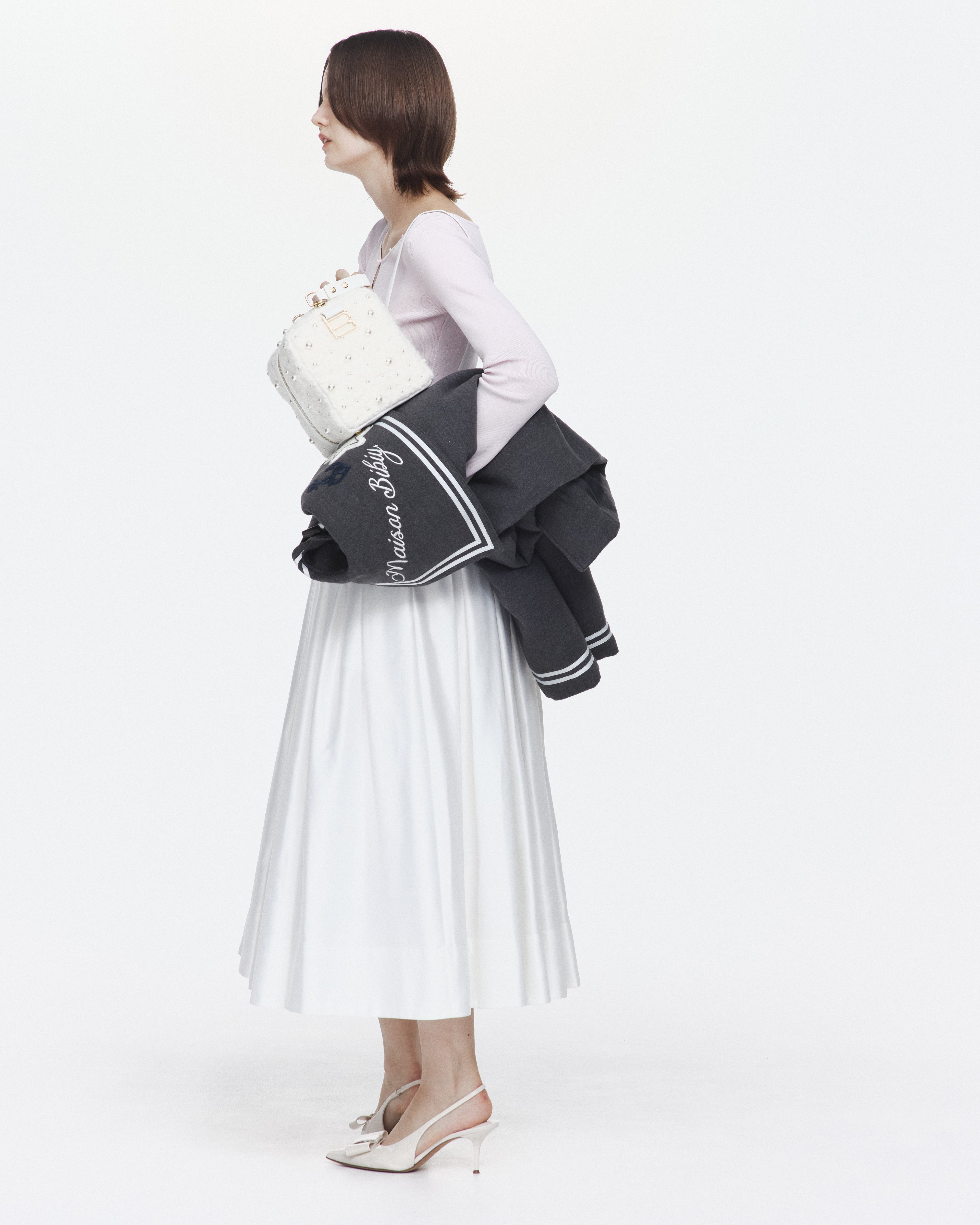 BIBIY. MADE | CHARLENE SAILOR JACKET GRAY｜Bibiy.