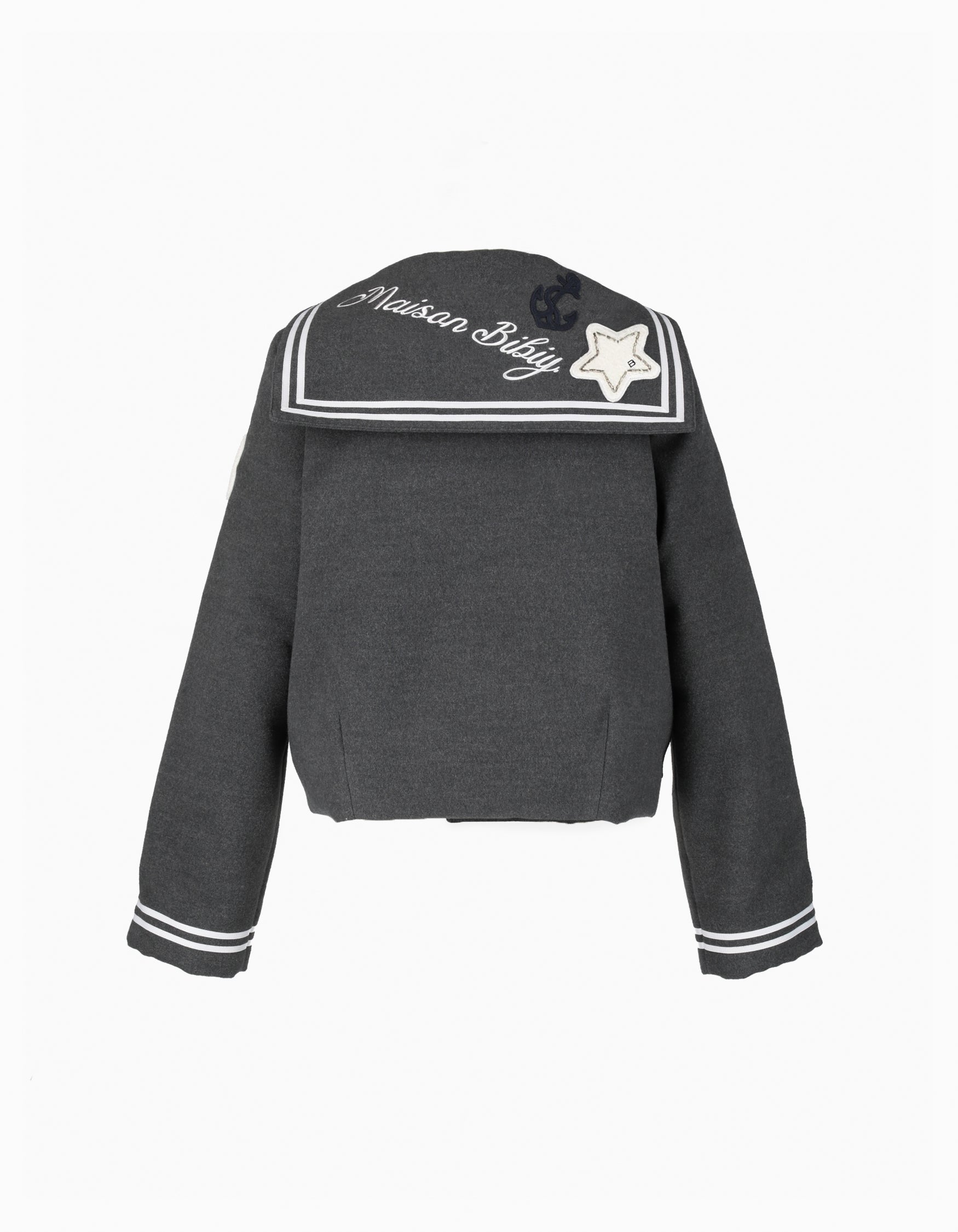 BIBIY. MADE | CHARLENE SAILOR JACKET GRAY｜Bibiy.
