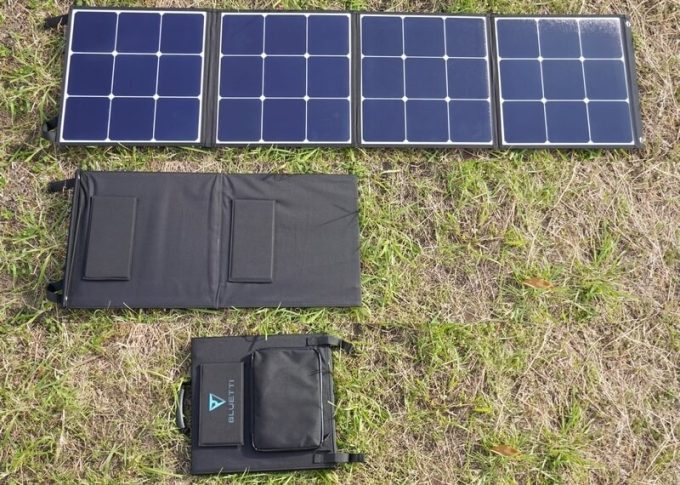BLUETTI SP120 120Wのソーラーパネルをレビュー | 4つ折りのコンパクト