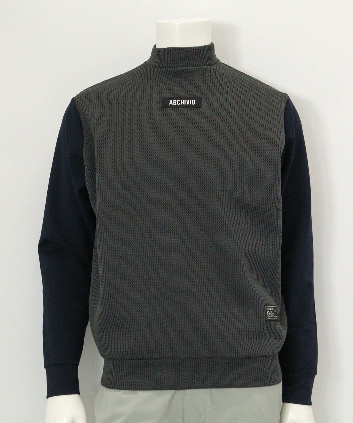 メンズ】ニット切替プルオーバー|アルチビオ - ゴルフウェアや婦人服通販