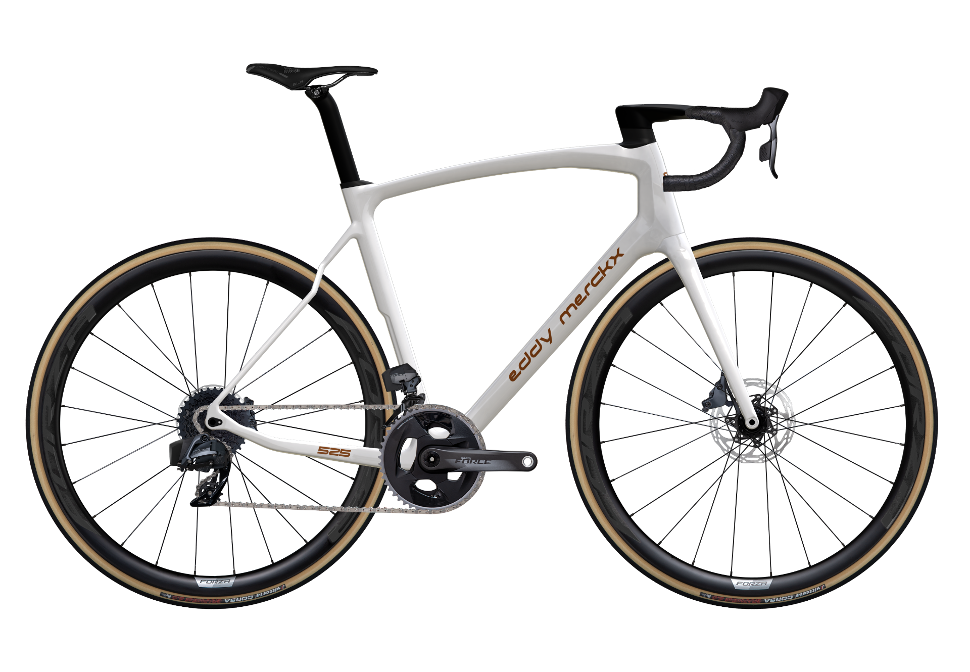 EDDY MERCKX 525 DISC SRAM FORCE AXS 12SP ROAD BIKE - Bike Check Studio