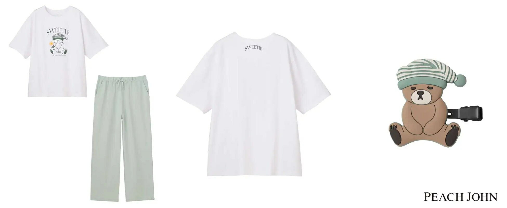 クマのルームウエアを着た松島聡と過ごす日常…ピーチ・ジョン新作動画