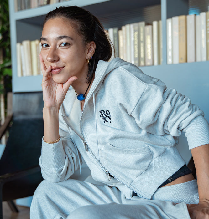 OUTLET】Roxy BORN TO BE ROXY フーディ ジップパーカー