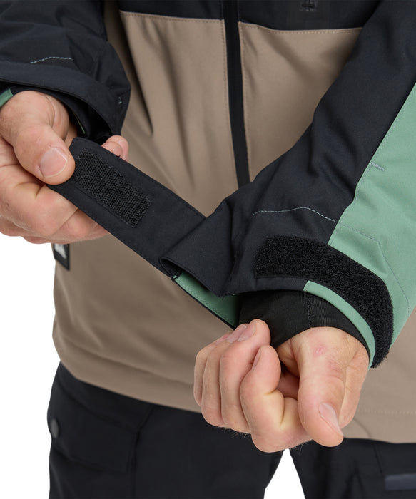 QUIKSILVER メンズ SYCAMORE BLOCK 20K JK スノージャケット 20,000mm