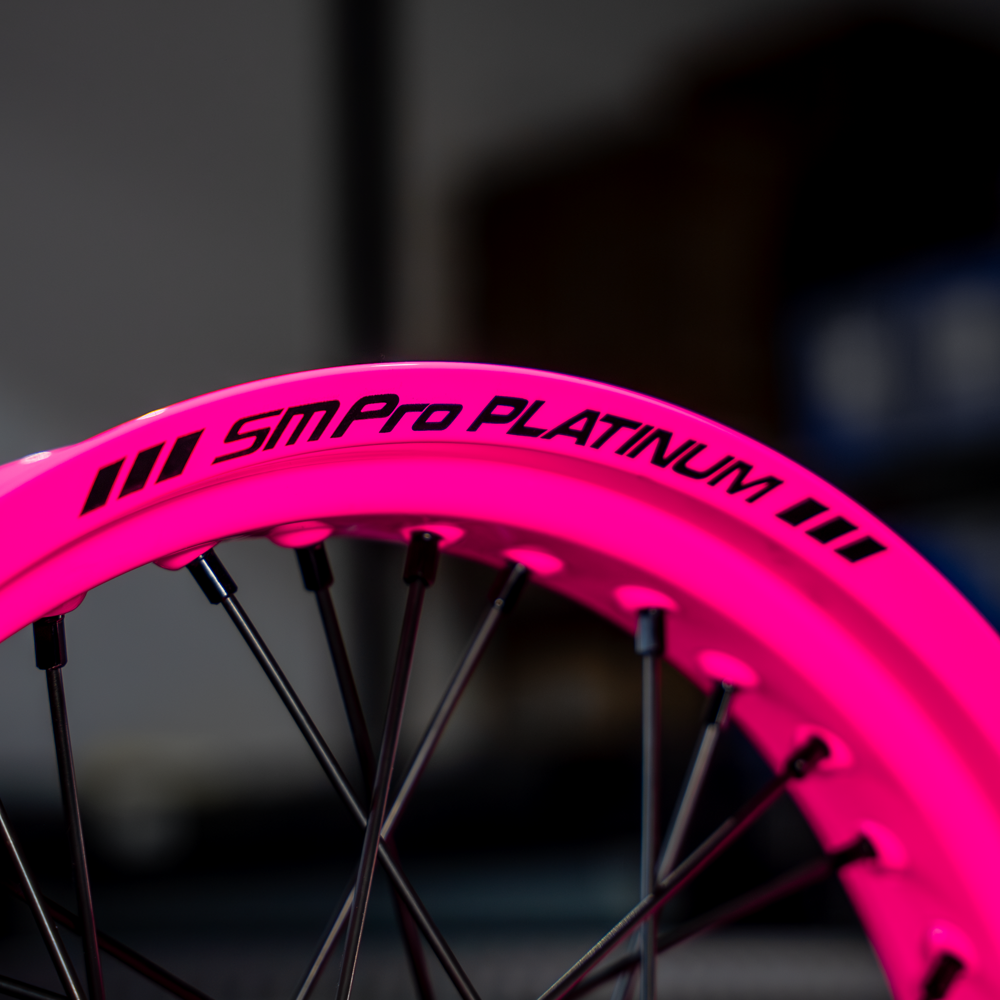 SMPRO FLUO PINK - Supermoto Wheelset - Bolddesignz