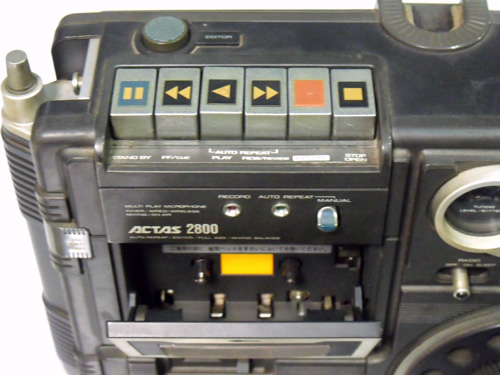 ◇憧れの1976年東芝ラジカセ「アクタスパラボラACTAS RT-2800」の修復