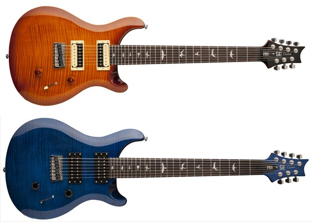 意外と 7弦仕様のネックが細いらしい PRS SE Custom 24 7 String