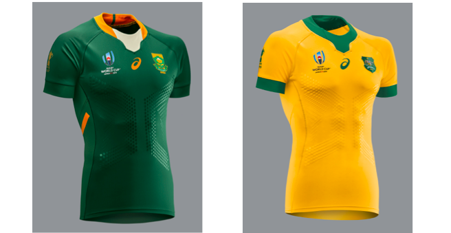 アシックス、ラグビー南ア・豪代表のレプリカジャージ発売 各種応援