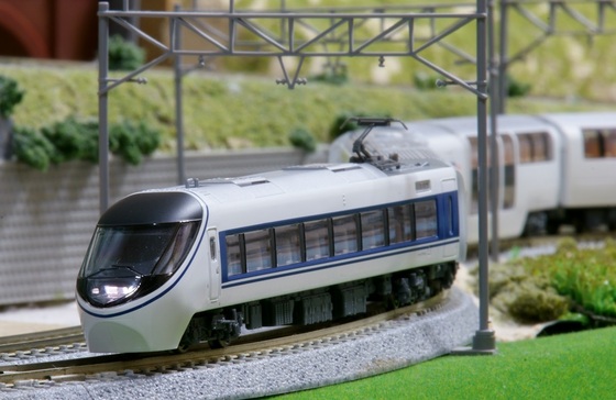 鉄道模型】371系特急「あさぎり」 入線 - ビスタ模型鉄道（エヌゲージ