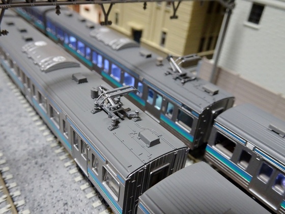 入線】211系2000番台 長野色 - ビスタ模型鉄道（エヌゲージ日記）