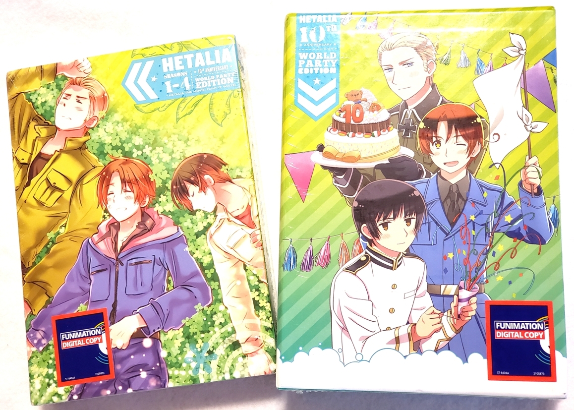 ヘタリア DVD、マンガセット 中古-非常に良い ヘタリア World Series