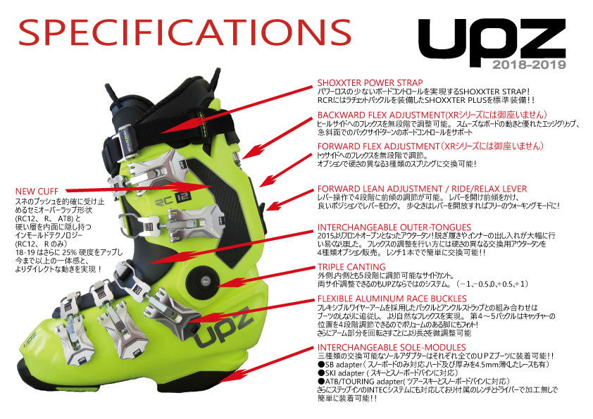 UPZ RC12 22-23？ スノーボード アルペン ハードブーツ upz RC12