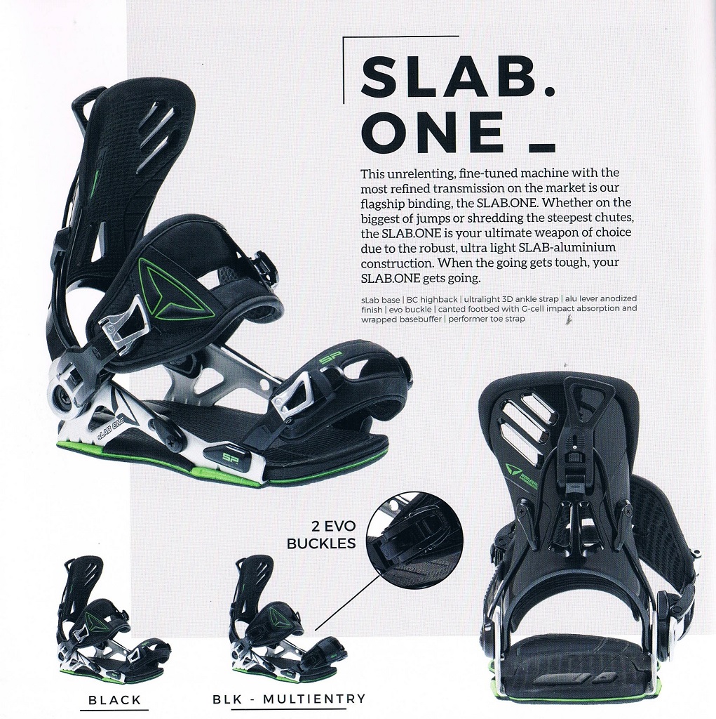 17－18ニューモデルSP BINDINGS(SP ビンディング) SLAB.ONE