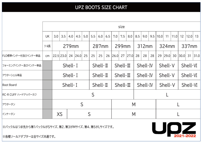 23-24ニューモデル UPZ(ユーピーゼット)スノーボードハードブーツ XC