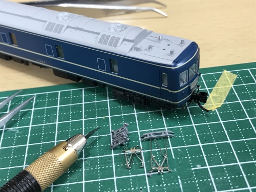 20系寝台特急客車のリフレッシュ作業(4) - 車両加工