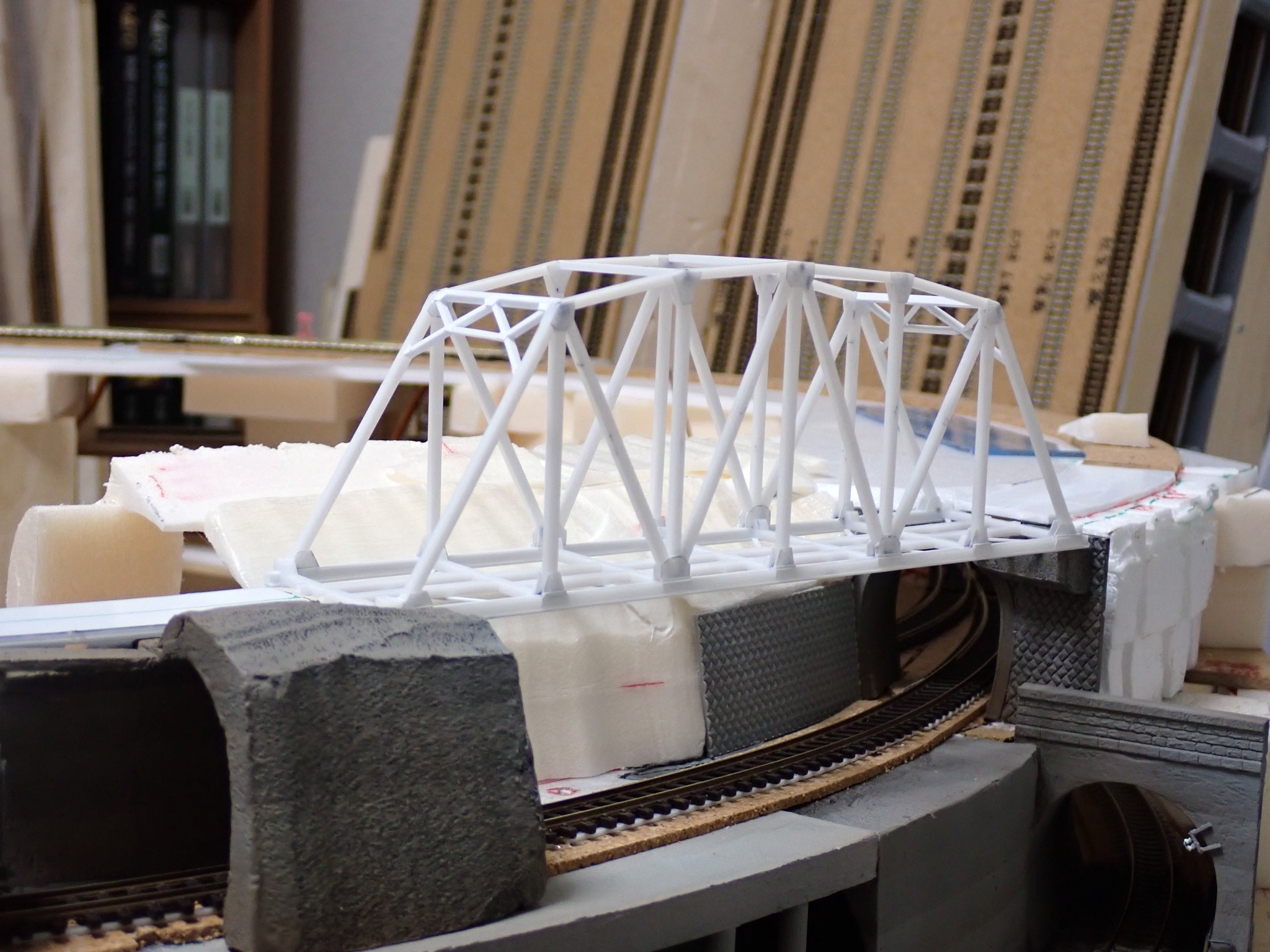 曲弦ワーレントラス橋梁を作ろう（6） - ストラクチャー類