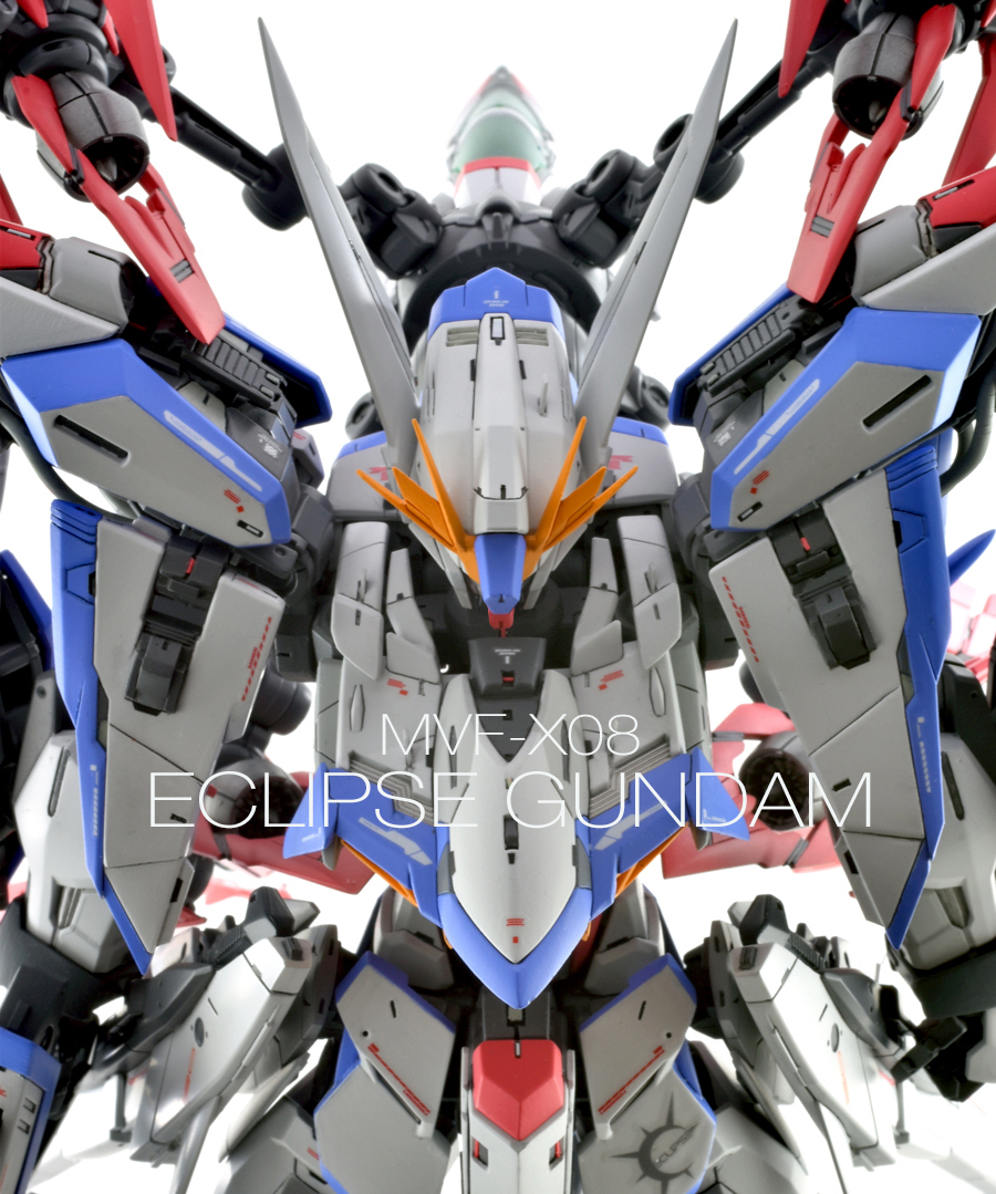 MG エクリプスガンダム&マニューバストライカー　全塗装　完成品 MGエクリプスガンダム完成です | mat modeling service >>