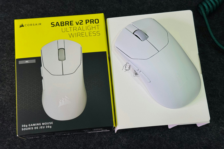 CORSAIR、ようやく本格的なFPS用を出してきた全長119mmで約36gの